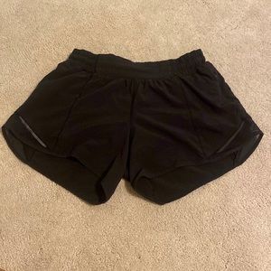 Black Lululemon Hotty Hots. Size 6.